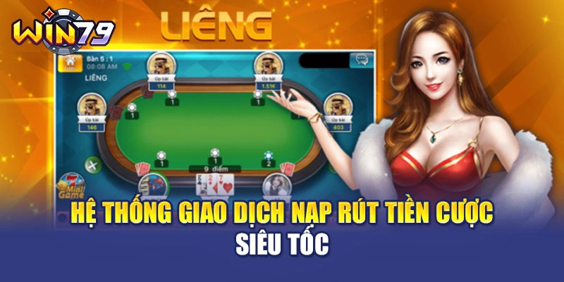 Hệ thống giao dịch nạp rút tiền cược siêu tốc